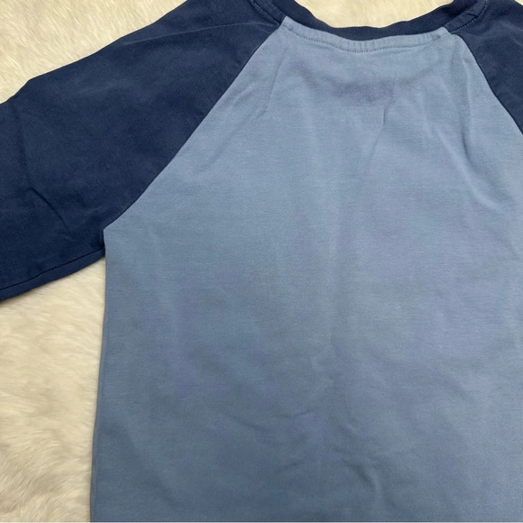 Tommy Bahama Long Sleeved Raglan Shirt Blue Size 6 - Picture 15 of 16